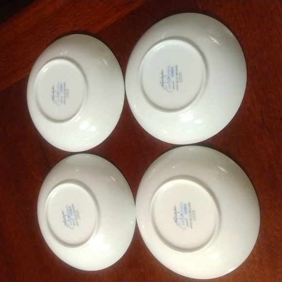 NORITAKE BLUE ORCHARD 6695 COOK'N SERVE JAPAN 5.5 " Cereal Bowls (4). - Picture 7 of 14